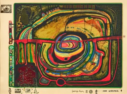 HUNDERTWASSER, FRIEDENSREICH (Vienna 1928 - 2000 O