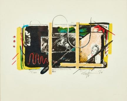 KNIE, ROLF (Berna 1949): "Clowntrio"
Litografia a 
