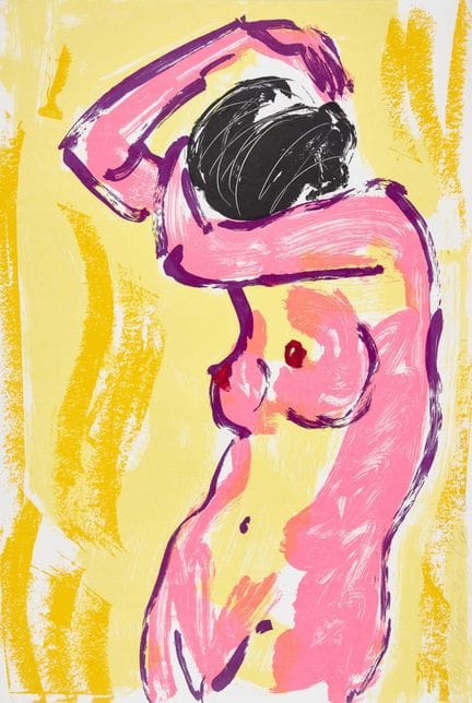 CASTELLI, LUCIANO (Lucerna, 1951): Desnudo femenin