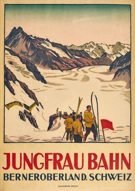 CARDINAUX, EMIL (1877 Bern 1936) : "Jungfrau Bahn"
