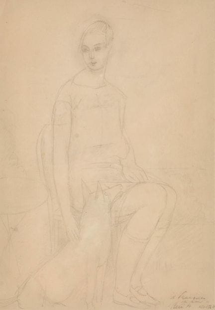 AUBERJONOIS, RENÉ (1872 Losanna 1957): Giovane don