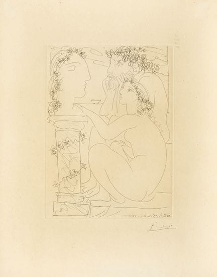 PICASSO, PABLO (Malaga 1881 - 1973 Mougins): "Scul