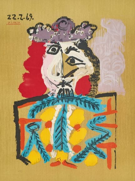 PICASSO, PABLO (Malaga 1881 - 1973 Mougins): "Ritr