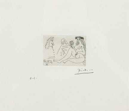 PICASSO, PABLO (Malaga 1881 - 1973 Mougins): "Donn