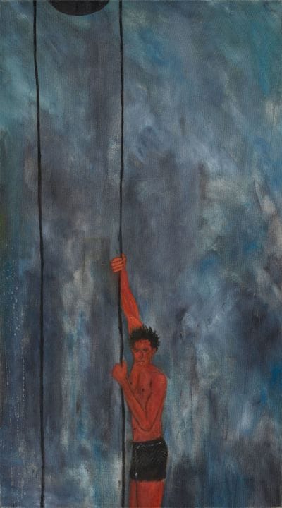 HALL, DIETER (Zurigo 1955): "Horror vacui"
Olio su