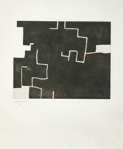 CHILLIDA, EDUARDO (1924 San Sebastián 2002): "Zeih
