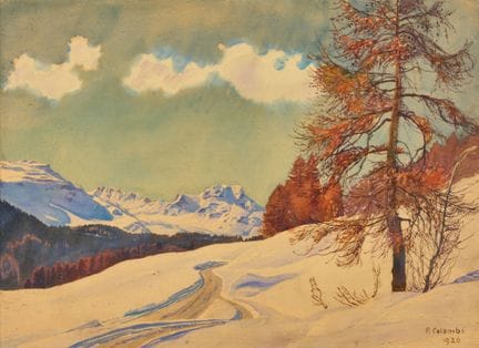 COLOMBI, PLINIO (Ravecchia 1873 - 1951 Spiez) : Pa