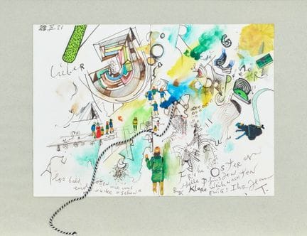 TINGUELY, JEAN (Friburgo 1925 - 1991 Berna): carto