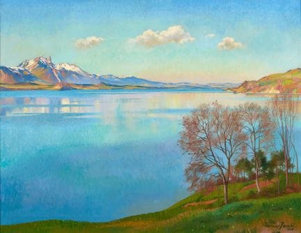 JACOBI, MARCUS (Bienne 1891 - 1969 Merligen) : Vue