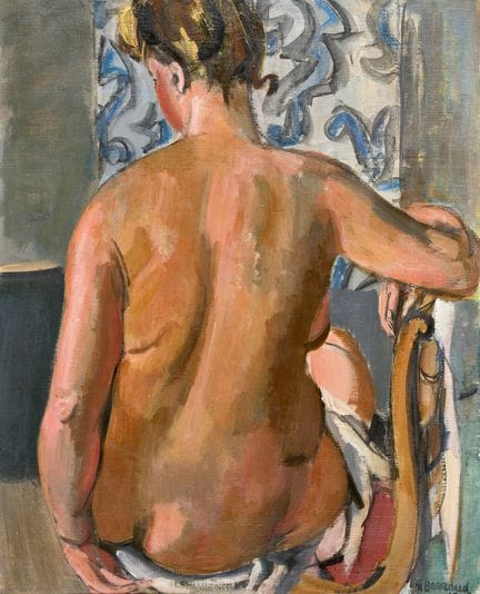 BARRAUD, MAURICE (1889 Genève 1954) : « Nu de dos 