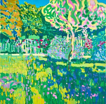 ROPÉLÉ, WALTER (Bâle, 1934) : « Vue de jardin »
Ac