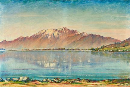 DÜRR, LOUIS (Burgdorf 1896 - 1972 Boll) : « Le lac