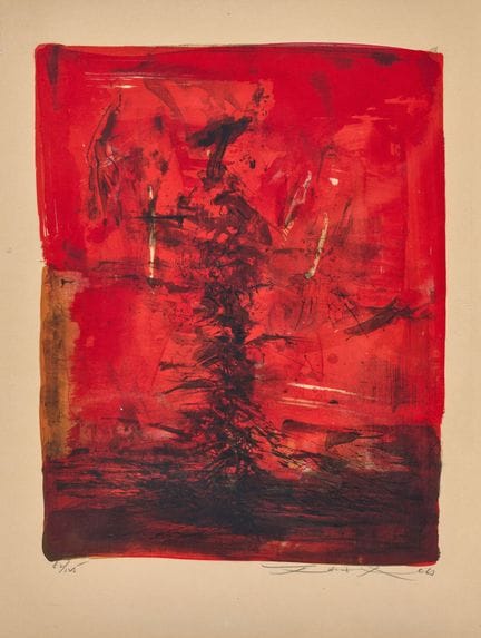 ZAO, WOU-KI (Pechino 1921 - 2013 Nyon) : Senza tit