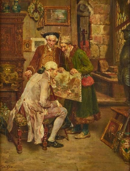 GRISON, FRANÇOIS ADOLPHE (Bordeaux 1845 - 1914 Gin