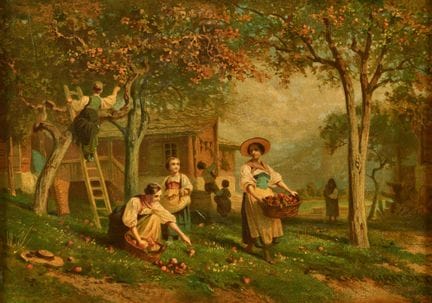 GIRARDET, KARL (Le Locle 1813 - 1871 Parigi): Le r