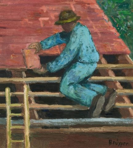 BRÜGGER, ARNOLD (1888 Meiringen 1975) : « Le couvr