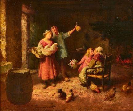 INNOCENTI, CAMILLO (1871 Roma 1961): Famiglia feli