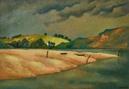 BUCHET, GUSTAVE (Etoy 1888 - 1963 Lausanne) : Le b