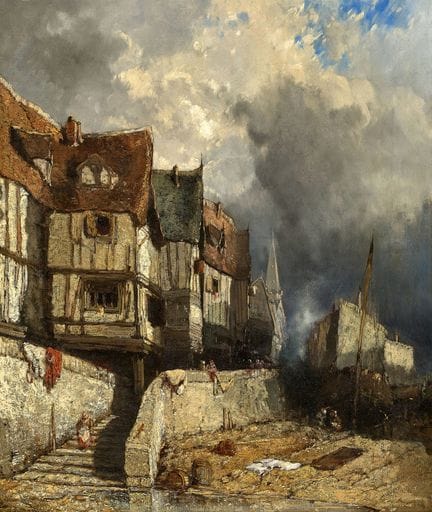 DESHAYES, EUGÈNE (1828 Parigi 1890)
Attribuito: Su