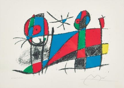 MIRÓ, JOAN (Montroig 1893 - 1983 Palma di Maiorca)
