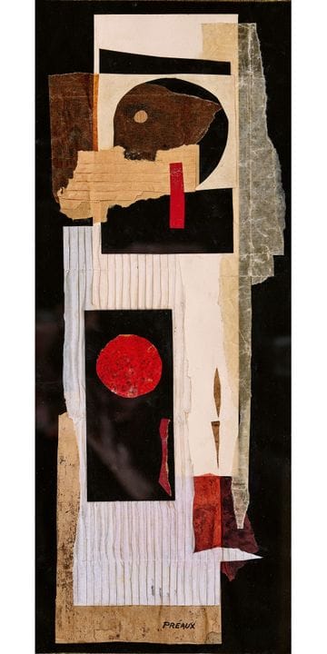 PRÉAUX, RAYMOND (France, 1916–1997): "Composition 