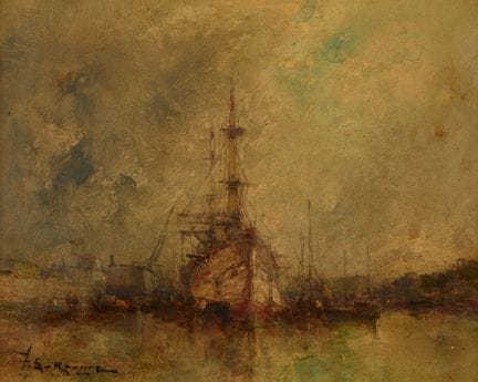 KARNEC, JEAN-ÉTIENNE (1865 Austria 1934): "Embarqu