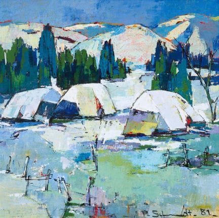 SCHMIDT, PAUL (1912 Beatenberg 1982): Winter Villa