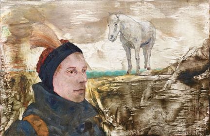 BLASER, SAMUEL (Bern, 1973): Untitled (Man and Hor