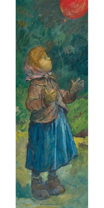 SCHENK, KARL (1905 Bern 1973): Girl with a Balloon