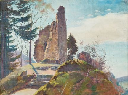 KIENER, ROBERT (Bolligen 1866 – 1945 Bern): Ruins 