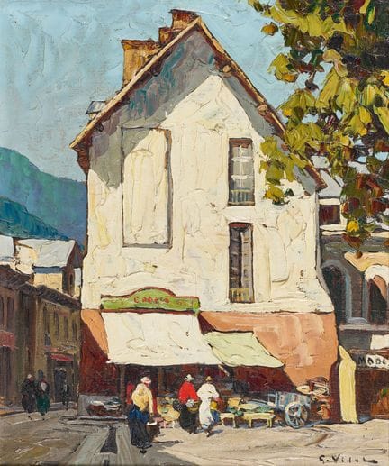 VIDAL, GUSTAVE (1895 Avignon 1966): "View of Lucho