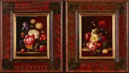 CALZOLARI, IDA (Venice, 1936): Lush floral still l