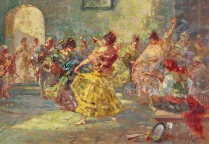 GRIFFON, GABRIEL (1866 Toulouse 1938) : Flamenco
H