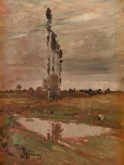 FRANCE, XXe SIÈCLE : « St. Clair - Isère »
Huile s