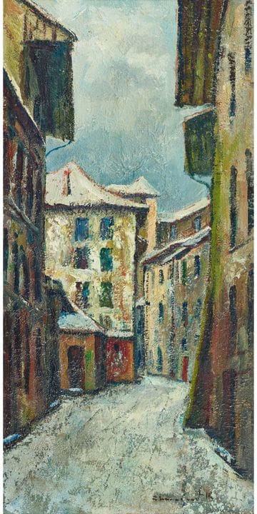 CLÉMENT, MAX (Wünnewil 1912 - 1995 Tafers) : La ru