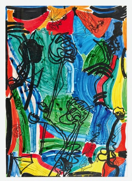 ALLEMAGNE, XXe/XXIe siècles : Composition abstrait