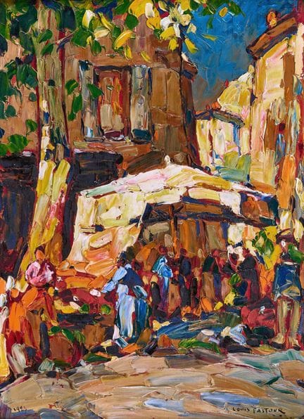 PASTOUR, LOUIS (1876 Cannes 1946): "Marché de Prov