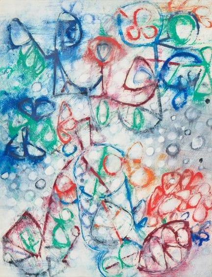 CLERC, PIERRE (Nîmes 1923 - 1984) : Composition ab
