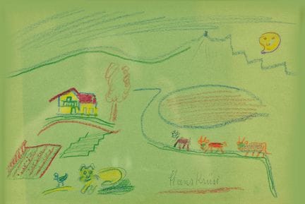 KRÜSI, HANS (Speicher 1920–1995 St. Gallen): Cows 