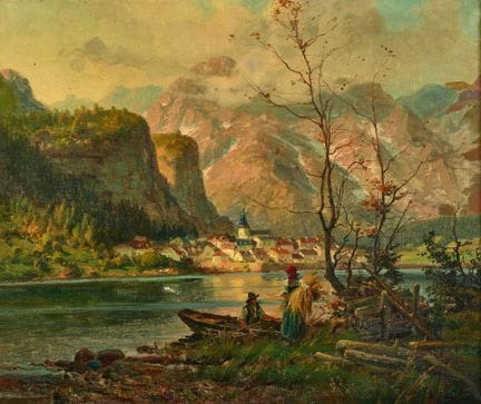 PELLETIER, LÉONCE (Pouilly 1869–1950): Alpine Land