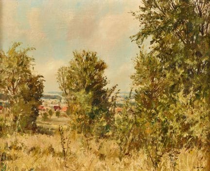 MÜLLER, RUDOLF (Grenchen 1892 – 1972 Bern): Landsc