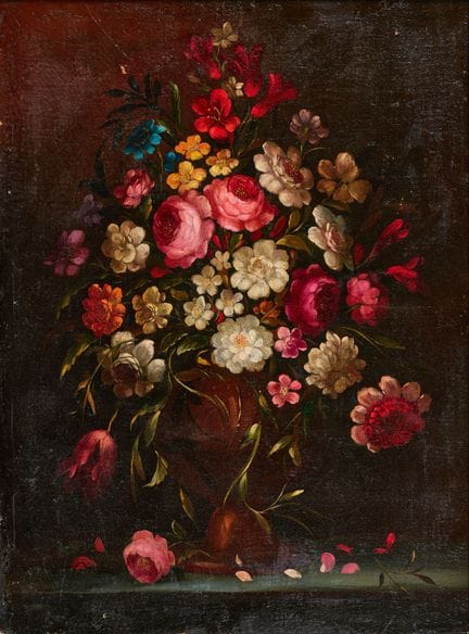 ITALY, 18th/19th CENTURY: Still Life with Flowers
