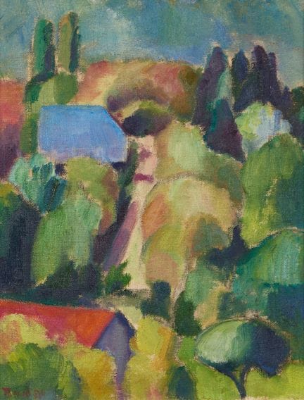 CIOLINA, TONIO (1898 Berne 1988) : « Colombier »
H