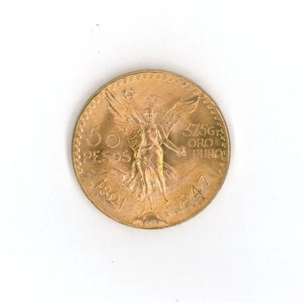 1 monnaie en or : 50 Pesos Mexique 1821-1947