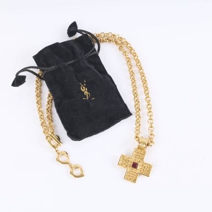 YVES SAINT LAURENT (Goossens Paris). Collar largo 