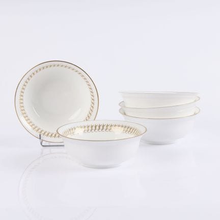 YVES SAINT LAURENT. Juego de 5 cuencos de porcelan