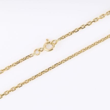 Cadena de oro de malla forzada. 44 cm. 6,97 g. 750