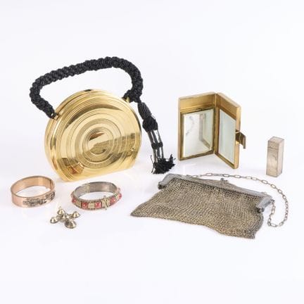 Conjunto de bisutería y objetos de escaparate, ent