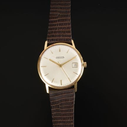 JAEGER. Reloj de pulsera para hombre de oro, esfer