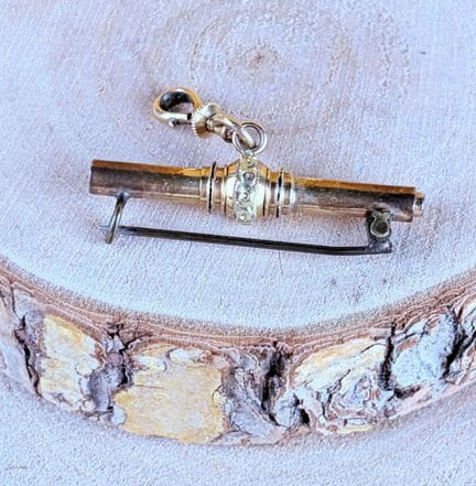 Chiave da orologio in oro 750/1000 (18 carati) e a